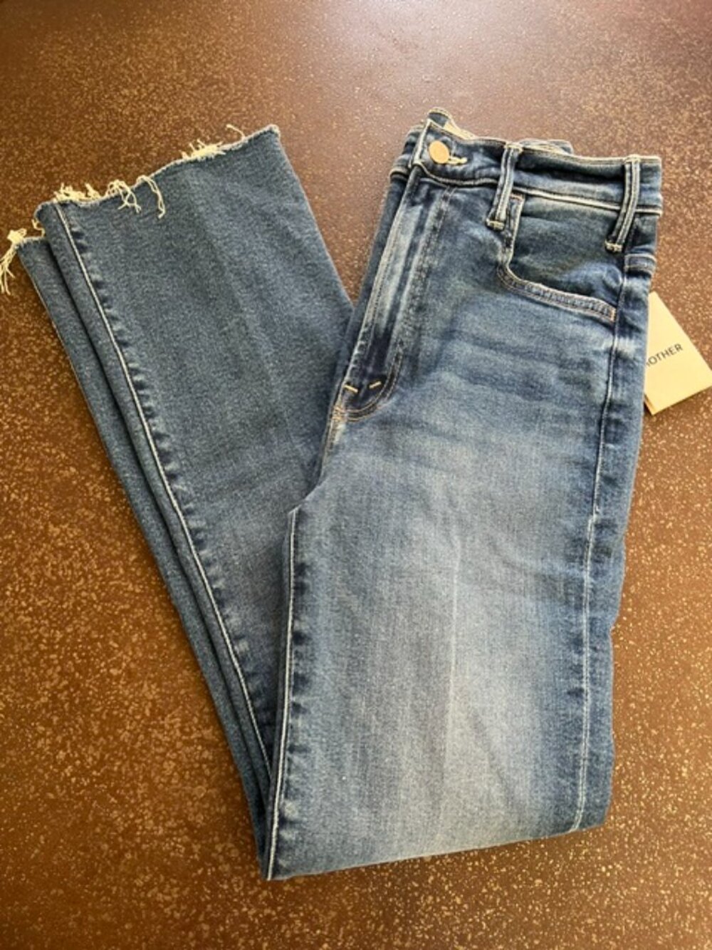 MOTHER High-Rise Blue Denim Jeans NWT